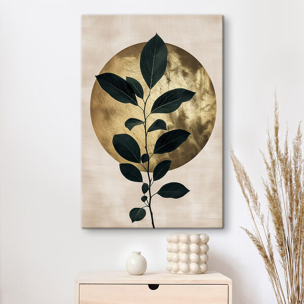- Elegant leaves against a soft backdrop - Elegant leaves against a soft backdrop