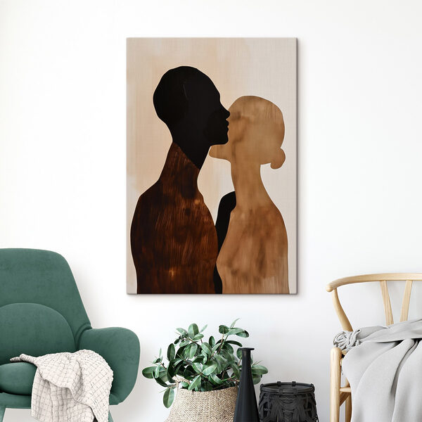 Man and woman kissing Man and woman kissing
