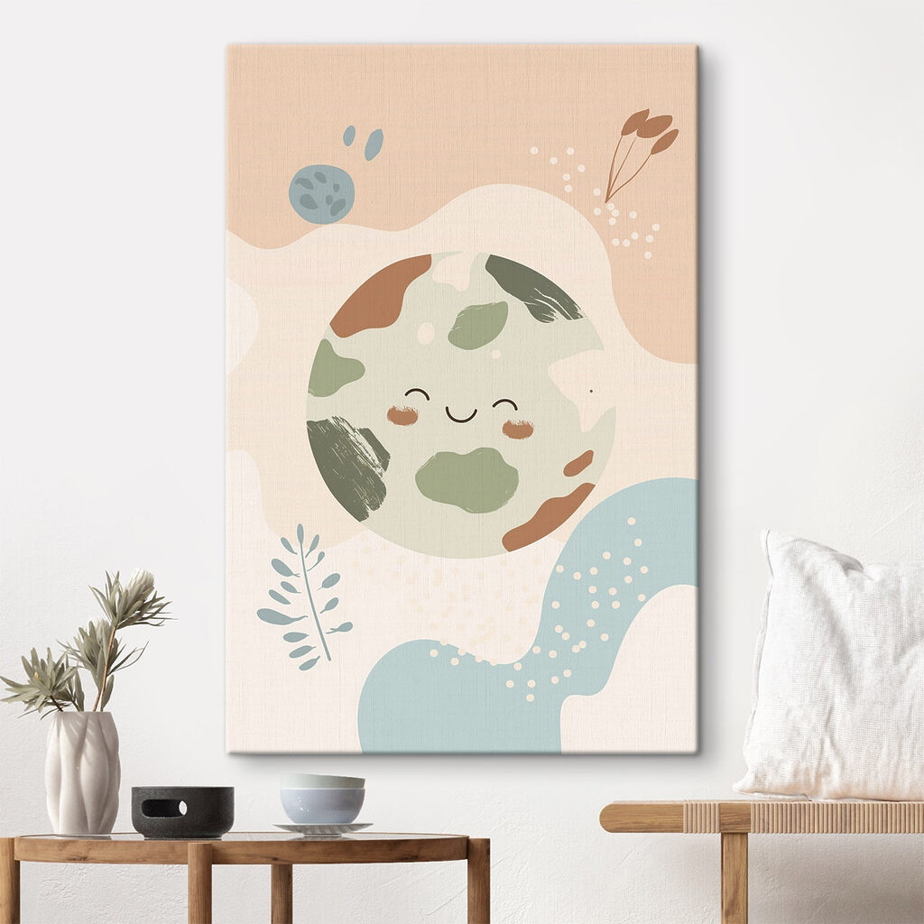Cartoon of a planet Cartoon of a planet