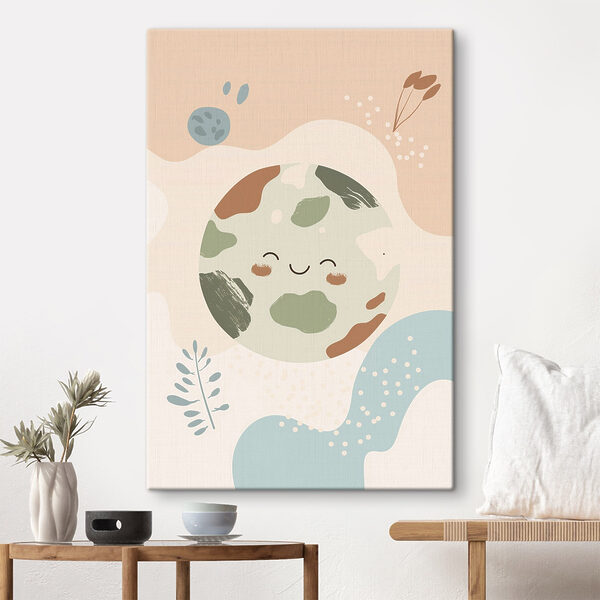 Cartoon of a planet Cartoon of a planet