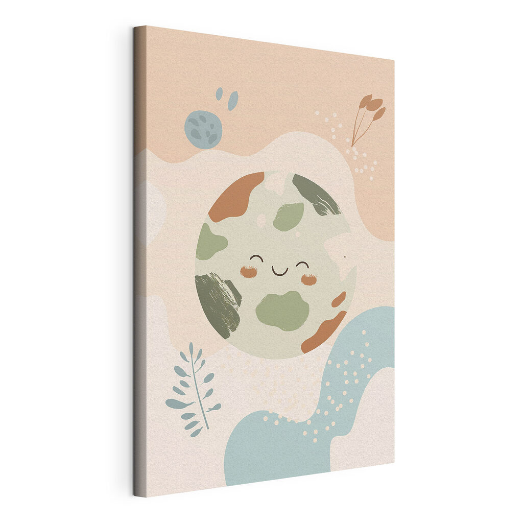 Cartoon of a planet Cartoon of a planet