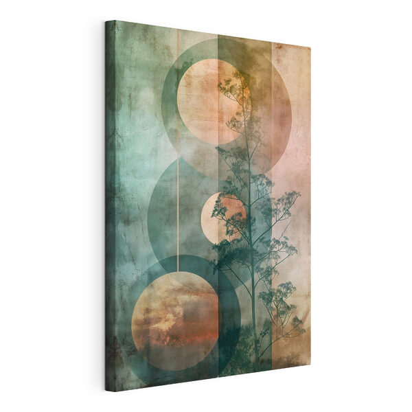 Wandbilder Baum und Kreise an einer Wand (Artikelnummer: s47072) Wandbilder Wandbilder Baum und Kreise an einer Wand (Artikelnummer: s47072)