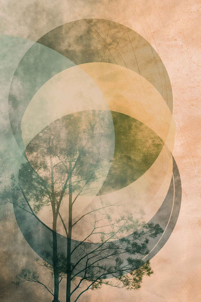 Tree with circles and a circle