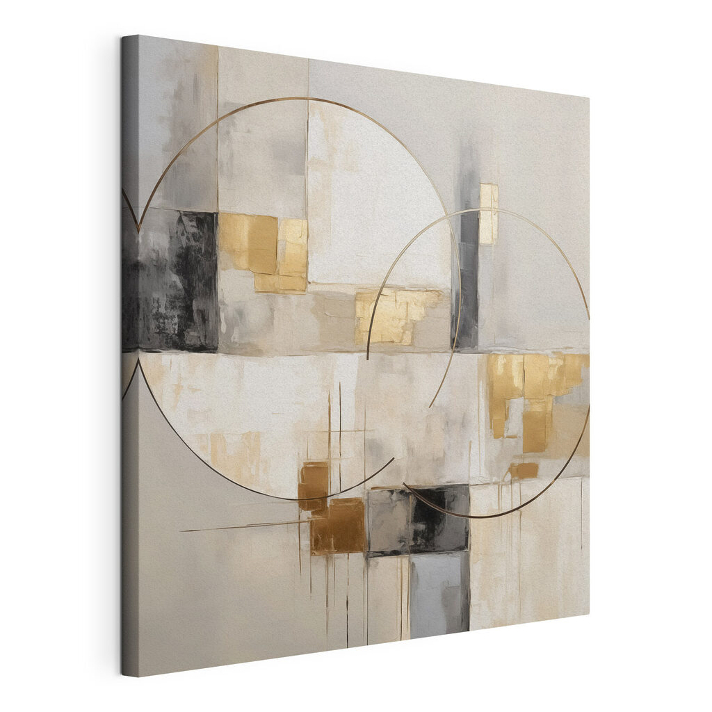 Abstract circles in muted tones Abstract circles in muted tones