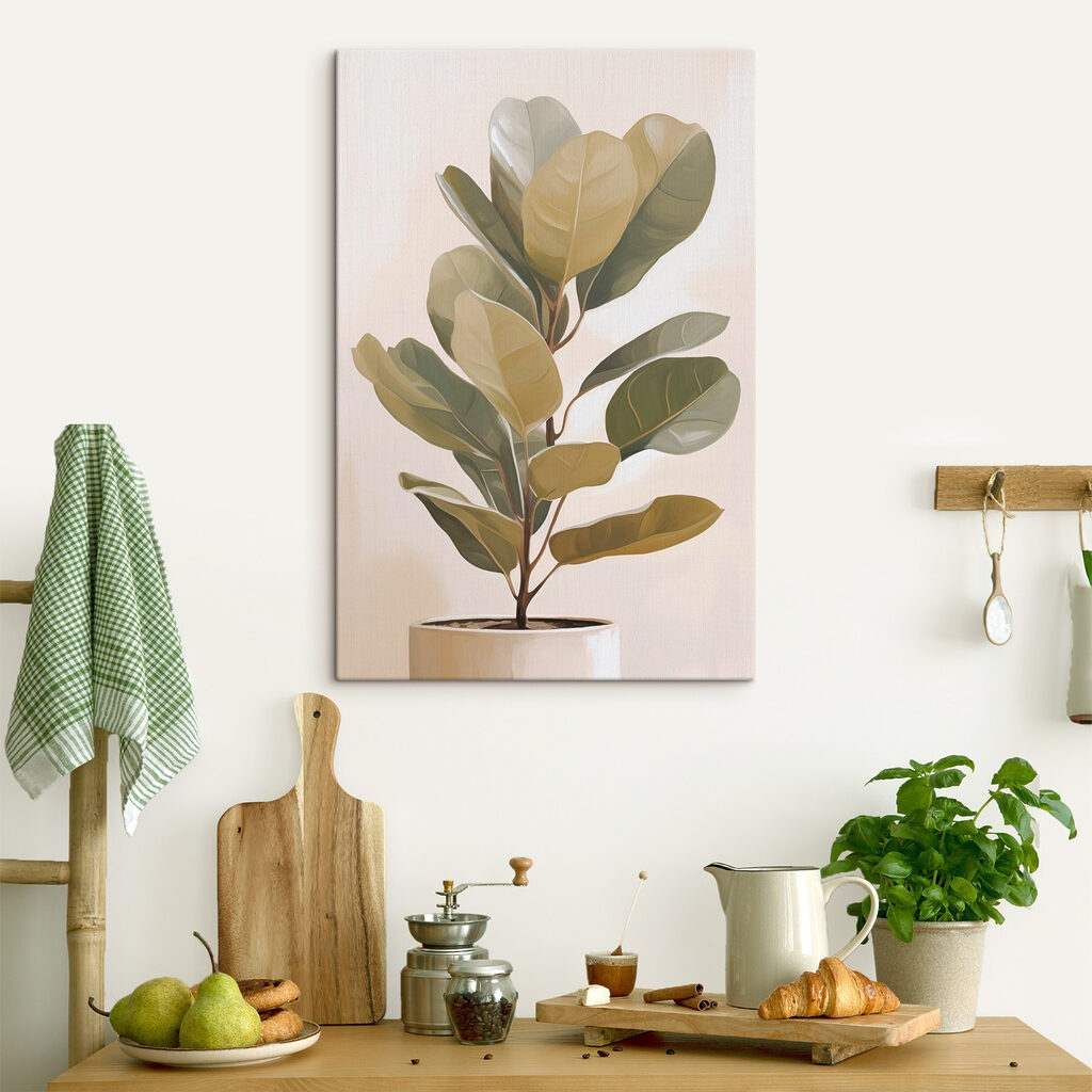 Fresh green leaves in a planter Fresh green leaves in a planter