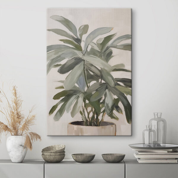Plant with leaves on it
