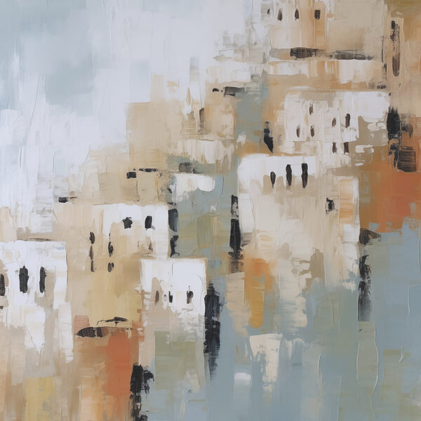 Painting of a city