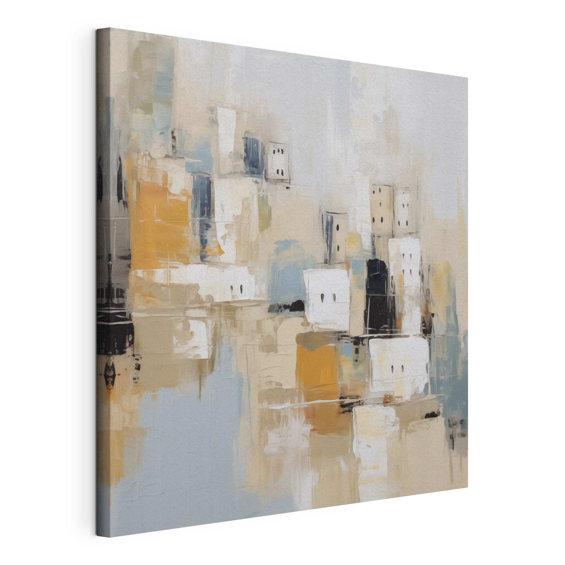 Painting of a city Painting of a city