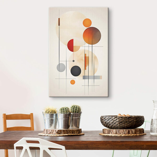 Abstract shapes and warm colors blend Abstract shapes and warm colors blend
