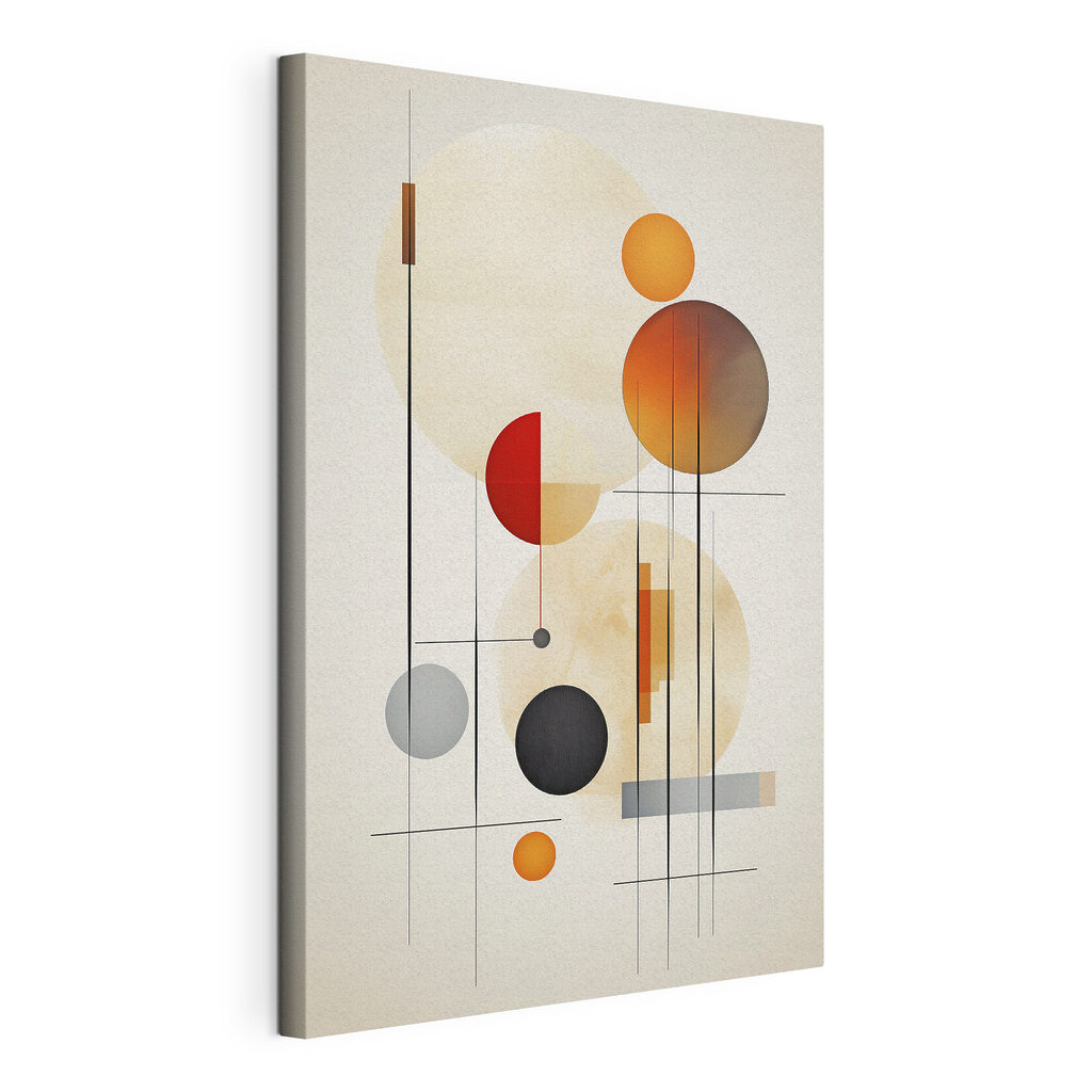 Abstract shapes and warm colors blend Abstract shapes and warm colors blend