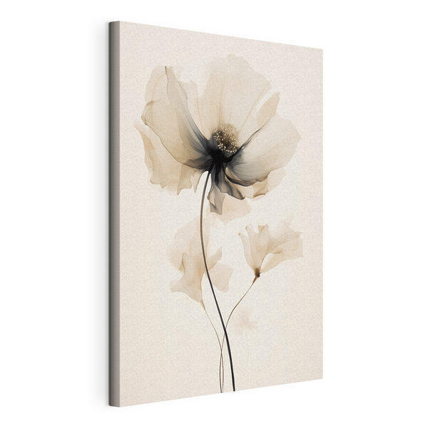 Wandbilder Wandbilder Blume mit durchsichtigen Blütenblättern (Artikelnummer: s46944)