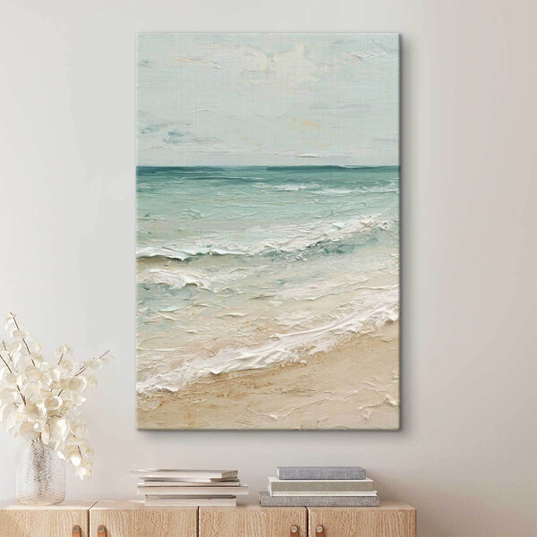 Beach with waves and sand Beach with waves and sand