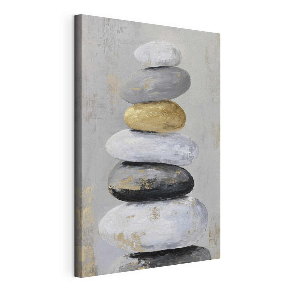 Painting of a stack of rocks Painting of a stack of rocks