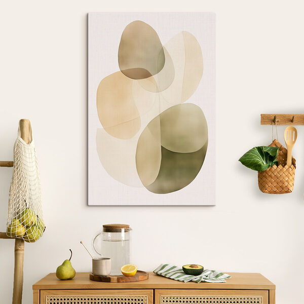 Soft curves in gentle earth tones Soft curves in gentle earth tones