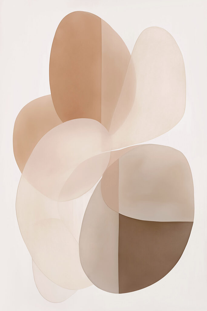 Soft curves in warm tones Soft curves in warm tones