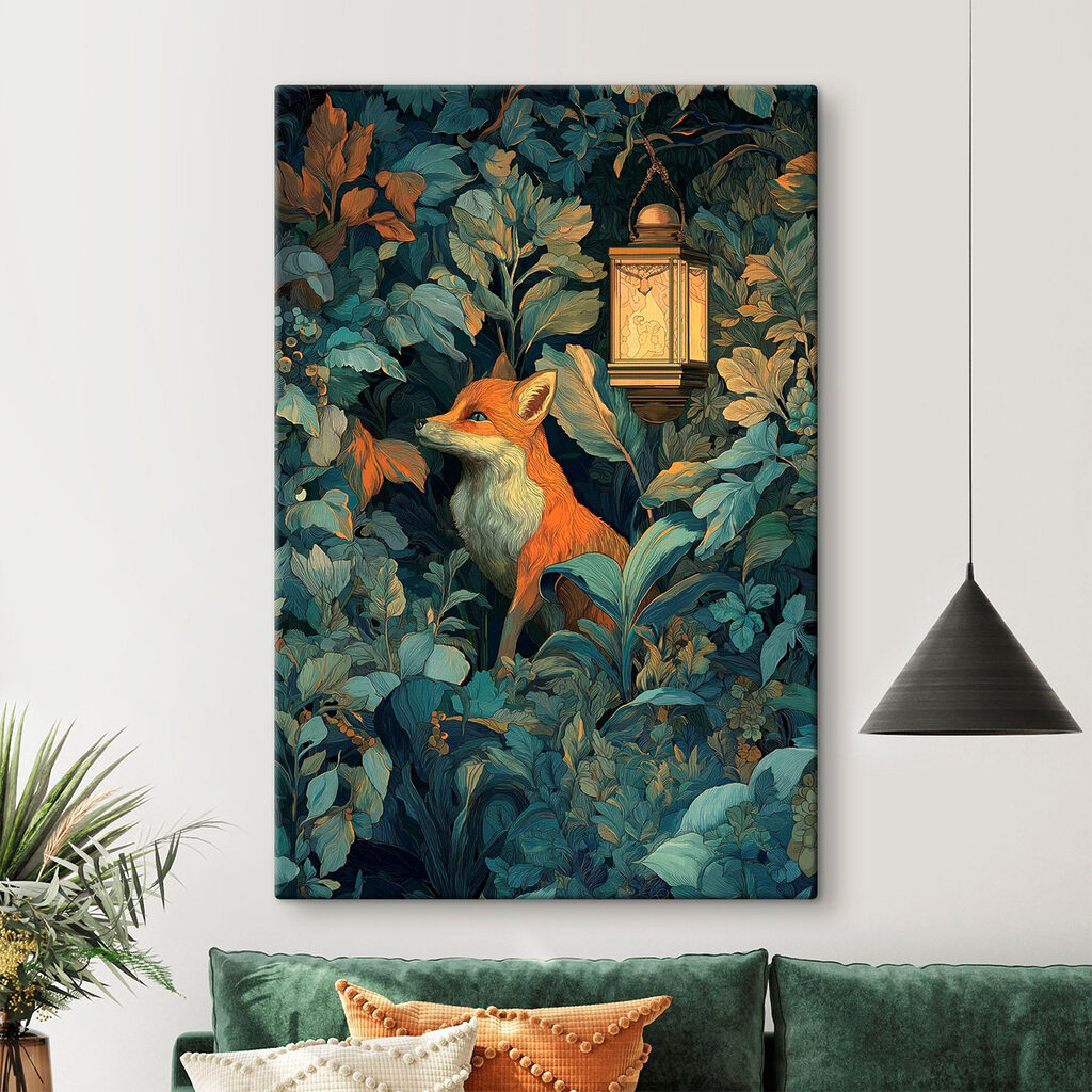 Fox in the woods