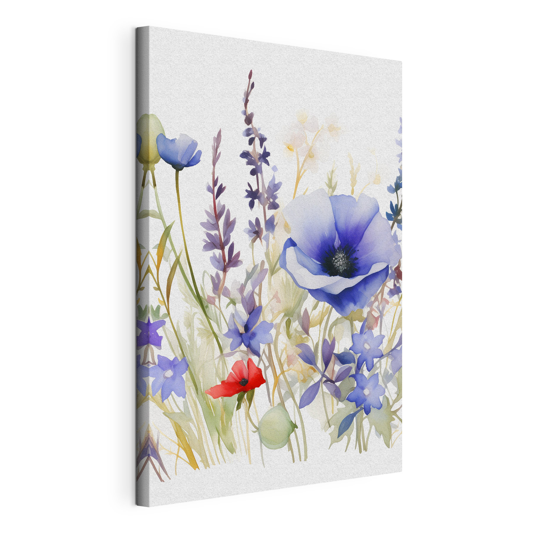 Watercolor painting of flowers