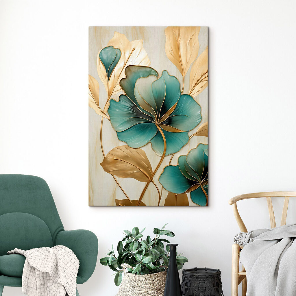 Elegant flora with vivid hues