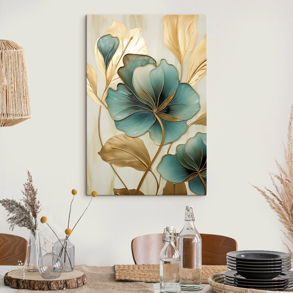 Elegant flora with vivid hues