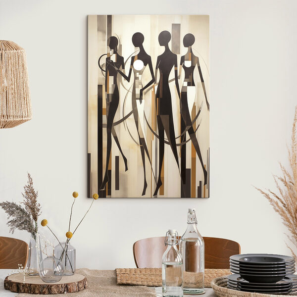 Group of women in black and white Group of women in black and white