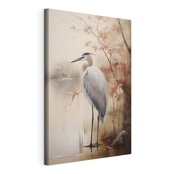 Vogel, der im Wasser steht Wandbilder Vogel, der im Wasser steht