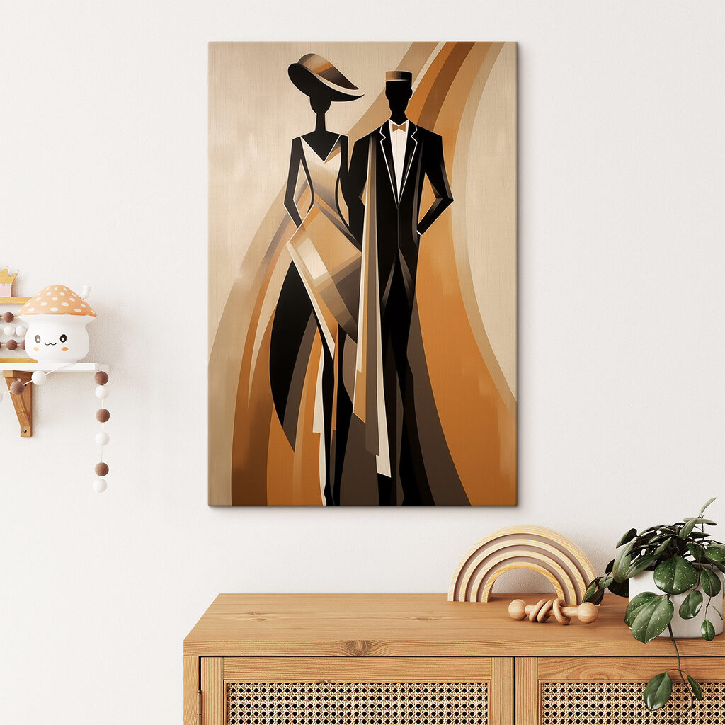 Man and woman in a suit
