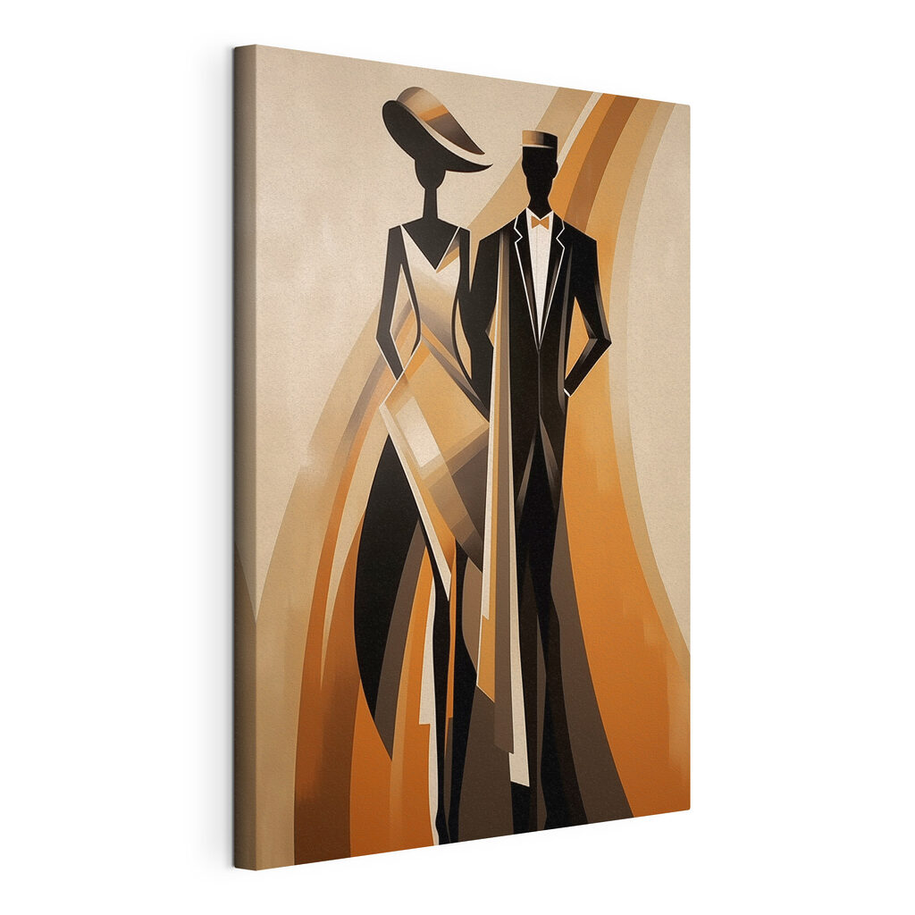 Man and woman in a suit