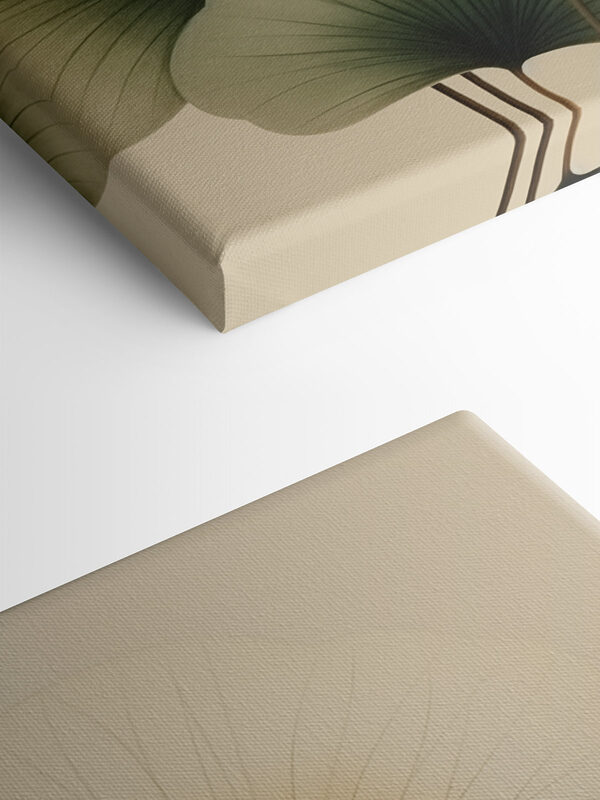 Delicate leaves, soft earth tones Delicate leaves, soft earth tones