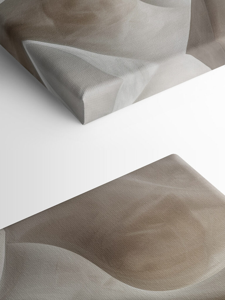 White and brown wavy surface White and brown wavy surface