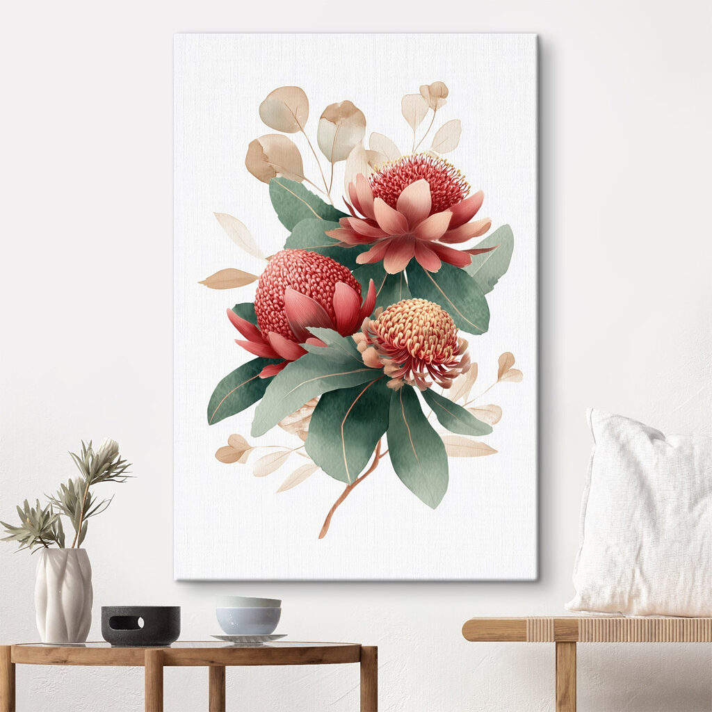 Vibrant blooms against a light background Vibrant blooms against a light background
