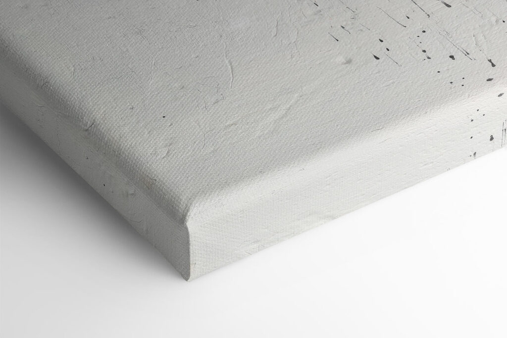 Black paint on a white surface Black paint on a white surface