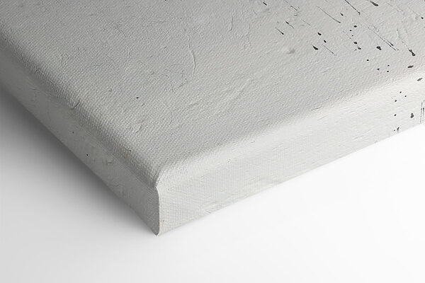 Black paint on a white surface Black paint on a white surface