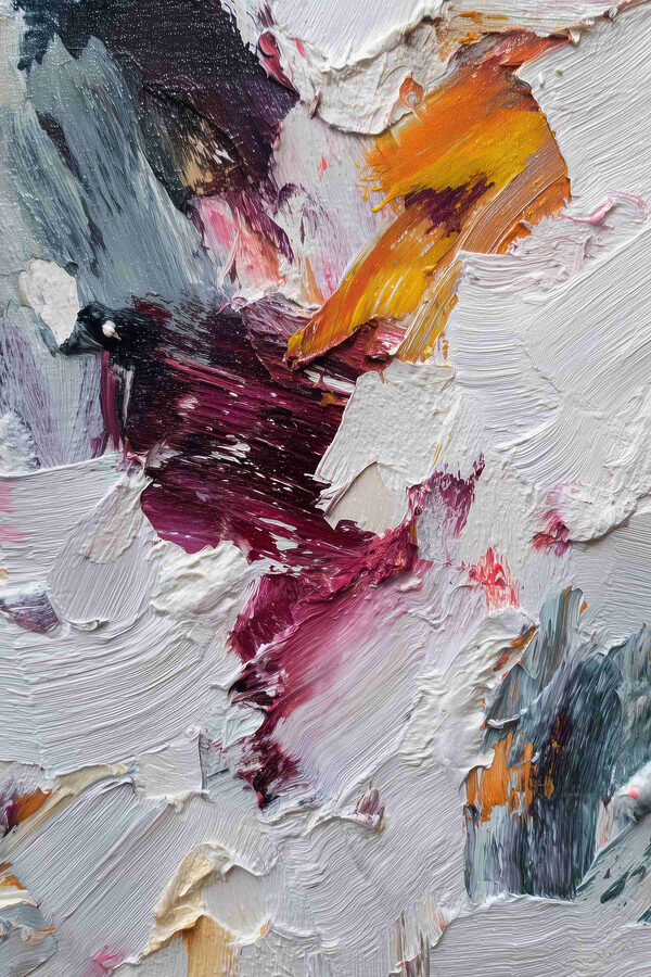 Swirls of vibrant color blend together Swirls of vibrant color blend together