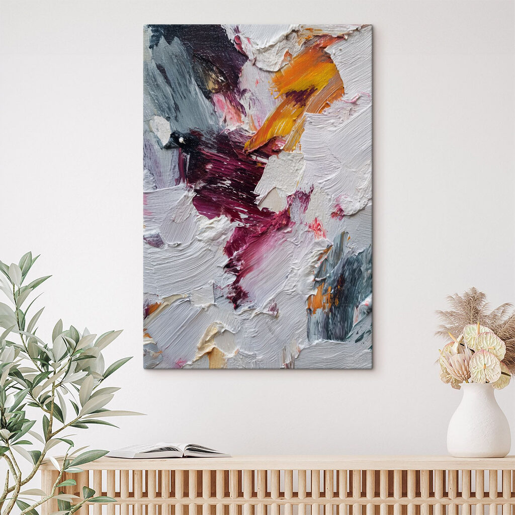 Swirls of vibrant color blend together Swirls of vibrant color blend together