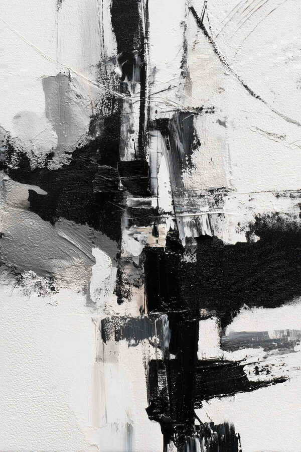 Black and white painting Black and white painting