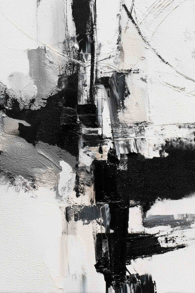 Black and white painting Black and white painting