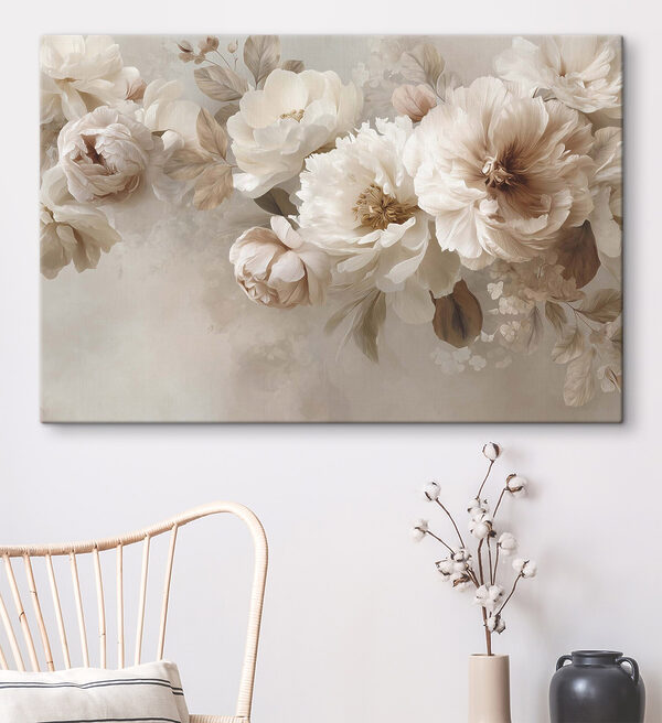 Delicate blooms in soft, muted tones Delicate blooms in soft, muted tones