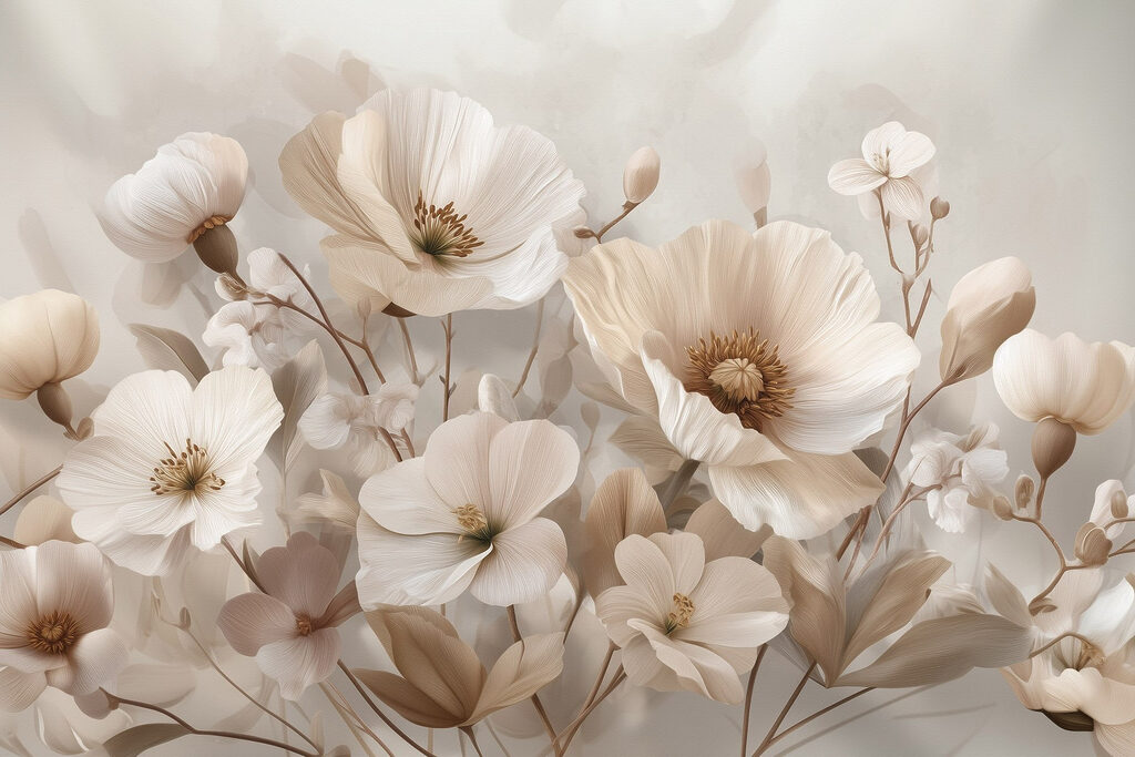 Group of white flowers
