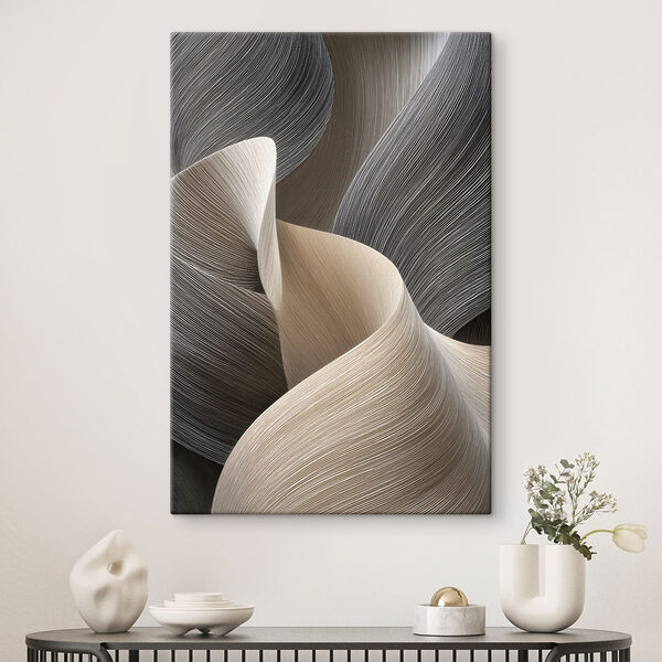 Flowing lines in subtle hues Flowing lines in subtle hues