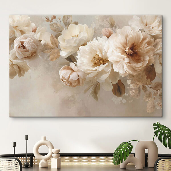 Soft blooms in muted tones