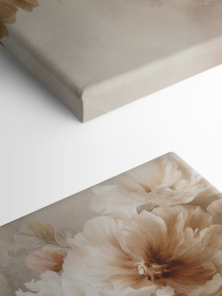 Soft blooms in muted tones