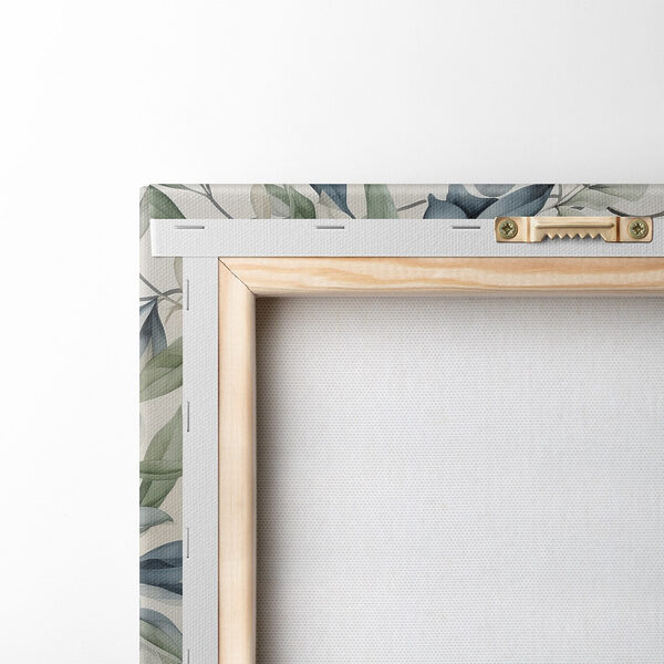 Painting of a tree branch with leaves Painting of a tree branch with leaves