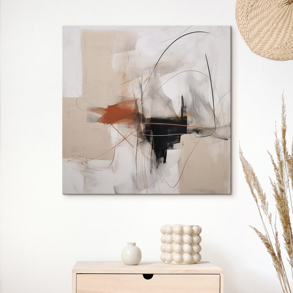 Painting of a white wall Painting of a white wall