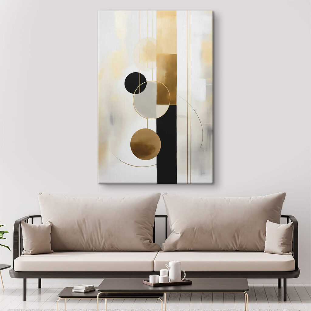Painting of circles and lines Painting of circles and lines