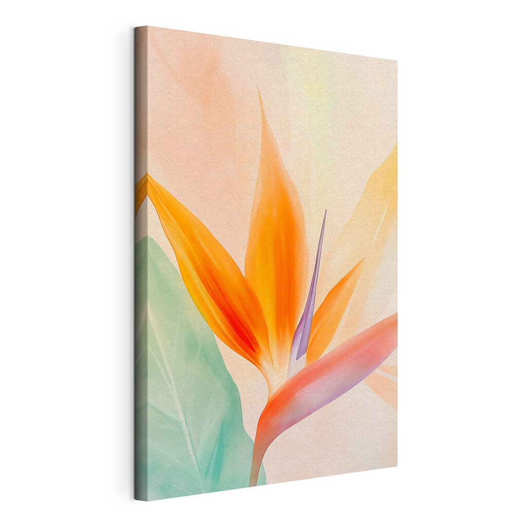 Vibrant blooms in soft pastel hues