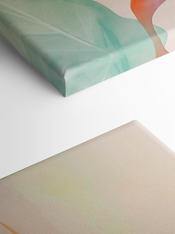 Vibrant blooms in soft pastel hues