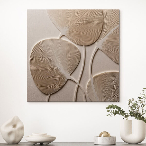 Natural textures in soft tones