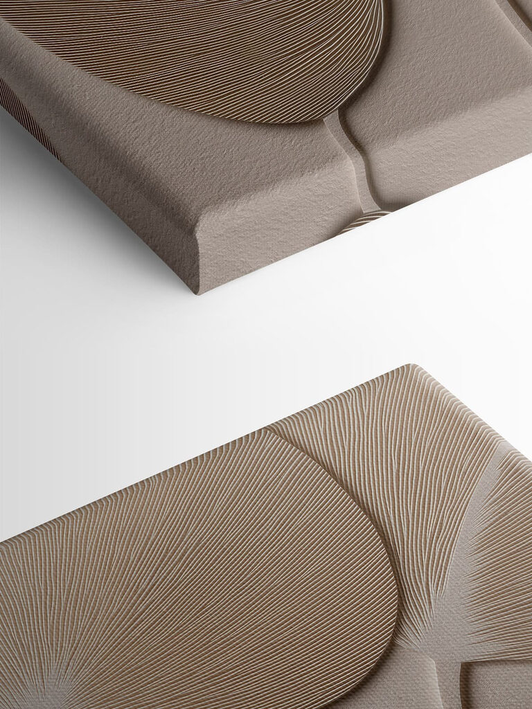 Natural textures in soft tones