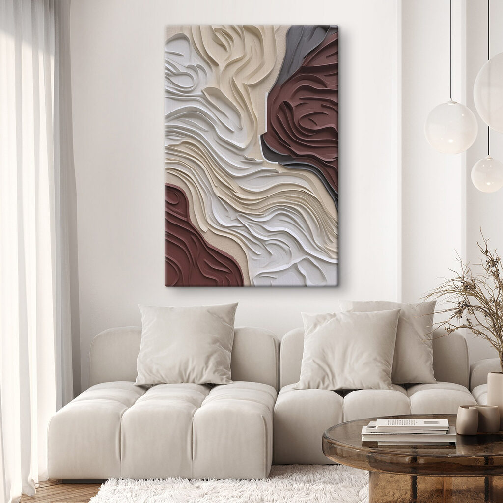 Flowing patterns in soft hues Flowing patterns in soft hues