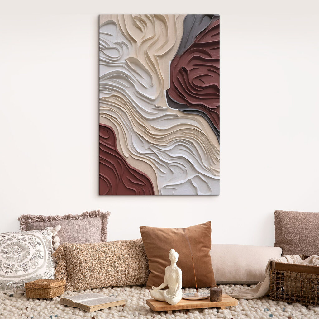 Flowing patterns in soft hues Flowing patterns in soft hues